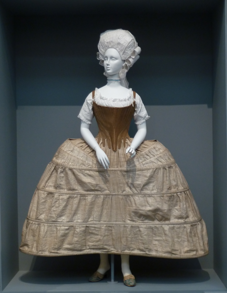 Stays or corset, English, c. 1780 Los Angeles County Museum