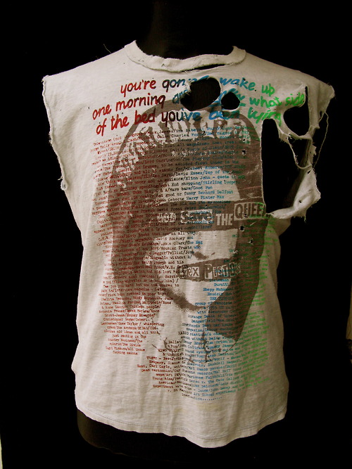 t-shirt designed by Vivienne Westwood, Malcolm McLaren and Jamie Reid