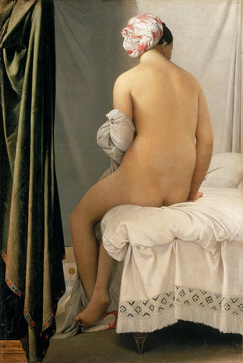La bagnante di Valpincon, Jean Auguste Ingres, 1808, Mademoiselle Caroline Riviere, Jacques Auguste Ingres, 1808,  Musée du Louvre, Parigi.