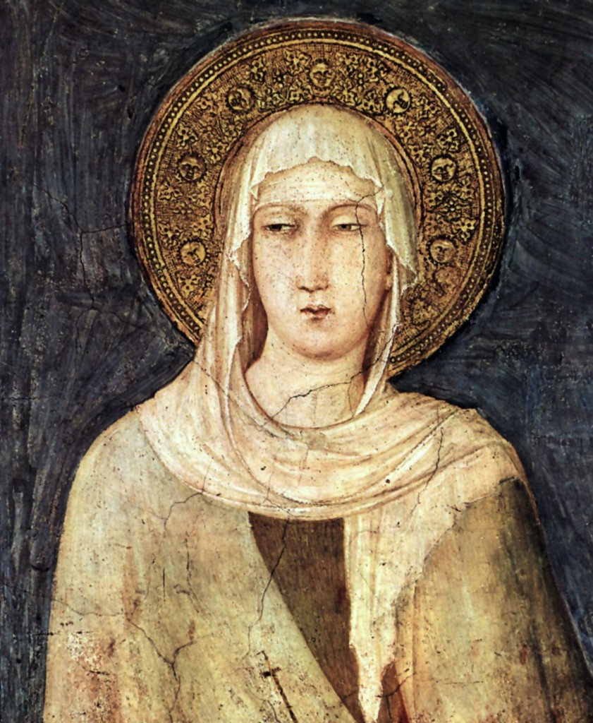 Ritratto di Santa Chiara, Simone Martini, 1322 circa, basilica di San Francesco, Assisi