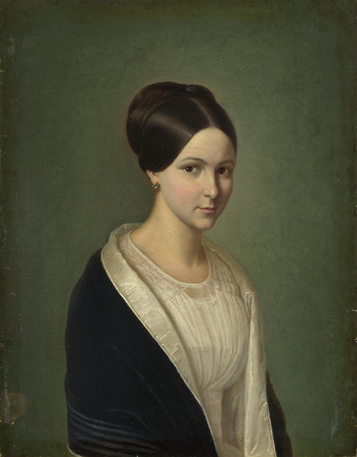 Ritratto di donna, autore ignoto, fine 1800, National Gallery, Londra