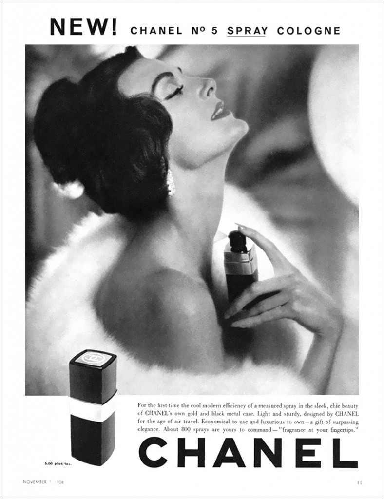 Carmen-Dell'Orefice-1958-Chanel-No-5-Ad
