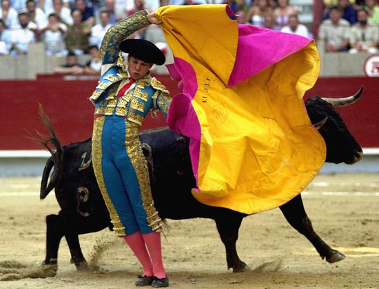 Seventeen Year Old El Juli Bullfighting
