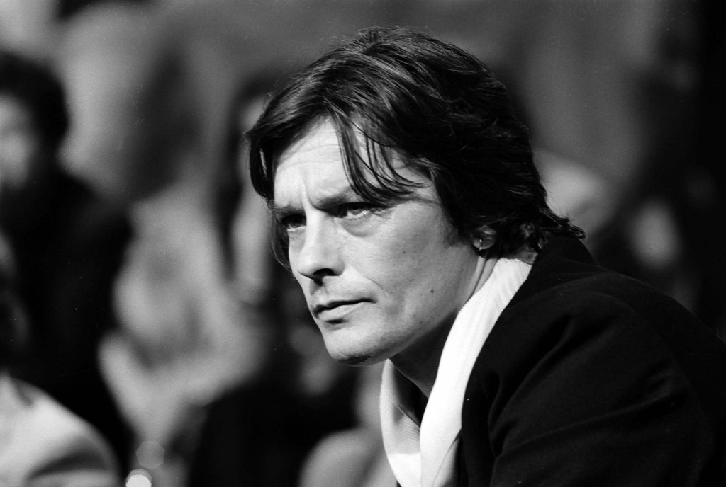 Alain Delon, French actor. About 1980